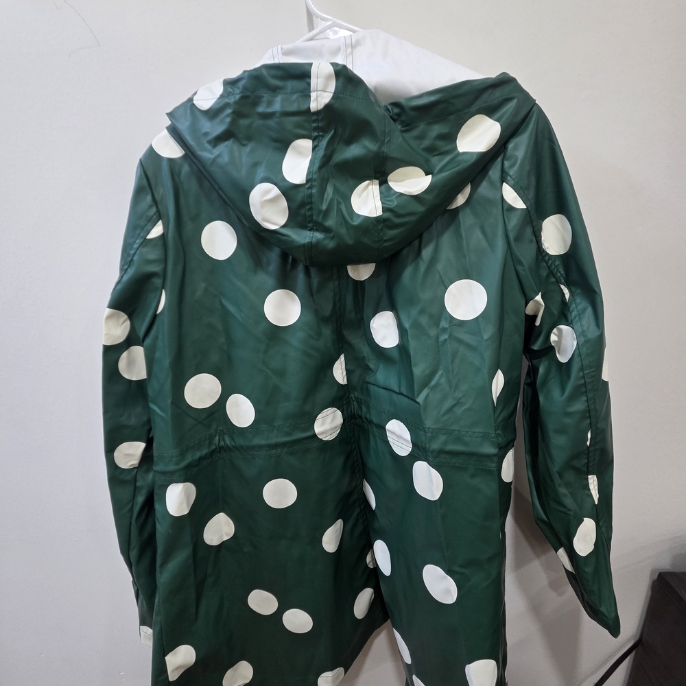Modcloth Green and White Polka Dot Jacket - Picture 6 of 8